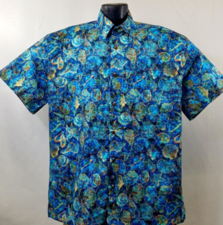 Marine Seashells Hawaiian Shirt